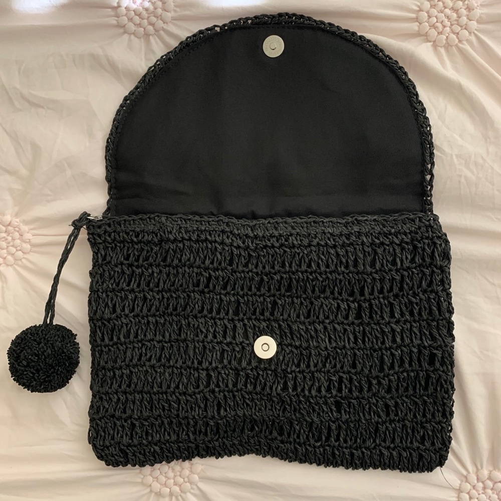 CJLA black woven clutch - Picture 2 of 4
